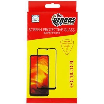 Захисне скло та плівка DENGOS Full Glue Samsung Galaxy A12 (A125)Black frame (TGFG-157)