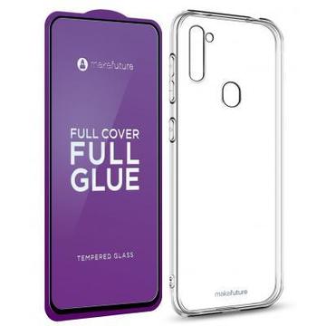 Захисне скло та плівка MakeFuture Samsung A11 + case Air (MSFA-SA11)