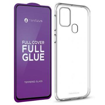 Захисне скло та плівка MakeFuture Samsung A21s + case Air (MSFA-SA21S)