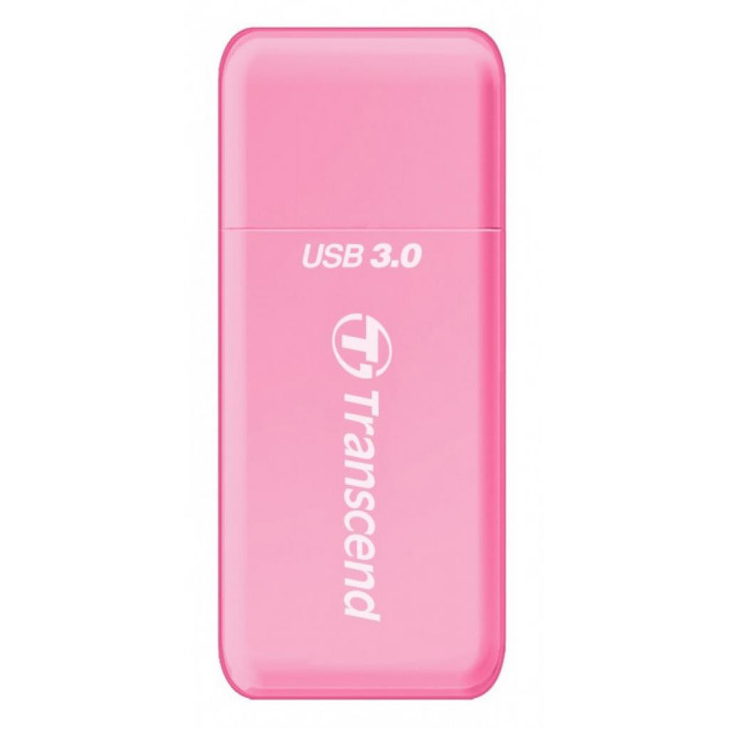 Кардридер Transcend USB 3.0/3.1 Gen 1 Pink (TS-RDF5R)
