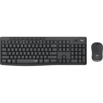 Комплект (клавиатура и мышь) Logitech MK295 Silent Graphite (920-009807)