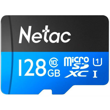 Карта памяти Netac 128GB microSDXC class 10 UHS-I P500 Standard (NT02P500STN-128G-R)