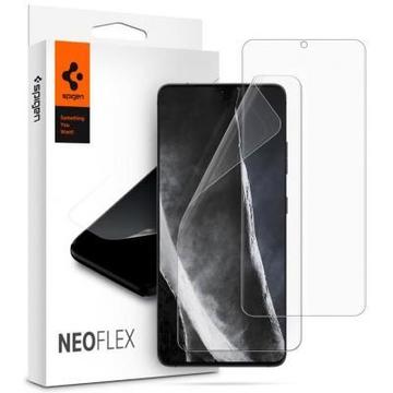 Защитное стекло и пленка  Spigen Galaxy S21 Ultra NeoFlex Solid HD Clear (AFL02533)