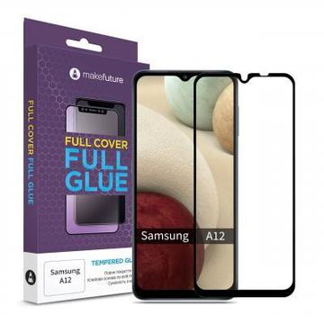 Защитное стекло и пленка  MakeFuture Samsung A12 Full Cover Full Glue (MGF-SA12)