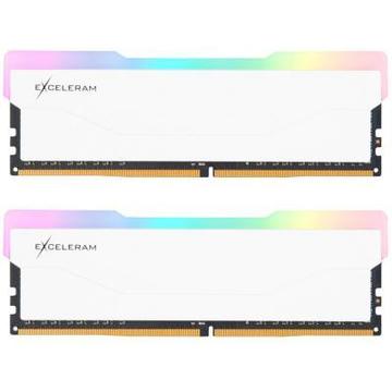 Оперативна пам'ять eXceleram DDR4 16GB RGB X2 Series White (ERX2W416369AD)