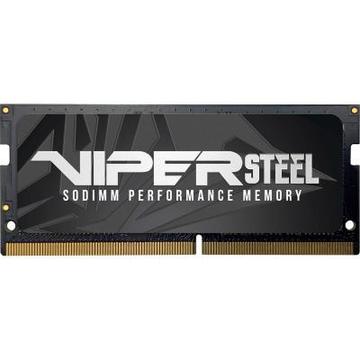 Оперативна пам'ять SoDIMM DDR4 16GB 2666 MHz Viper Steel Patriot (PVS416G266C8S)