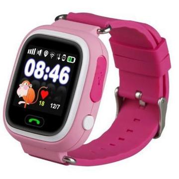 Смарт-годинник GoGPS K04 Pink Дитячий GPS годинник-телефон (K04PK)