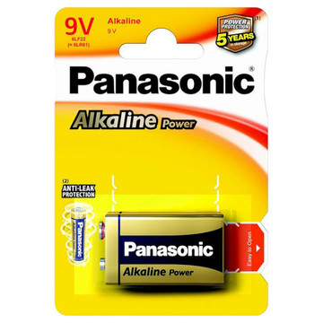 Батарейка Panasonic ALKALINE POWER 6LF22(6LR61 MN1604 MX1604) 1