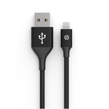Кабель USB HP USB 2.0 AM - Lightning 2.0m Black (DHC-MF100-2M)