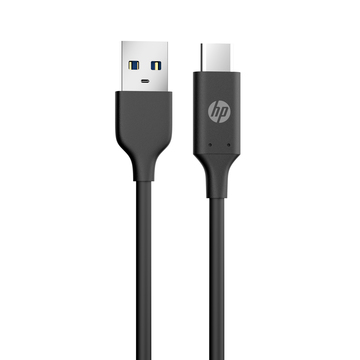 Кабель USB HP USB - USB-C 1m PVC Black (DHC-TC101-1M)