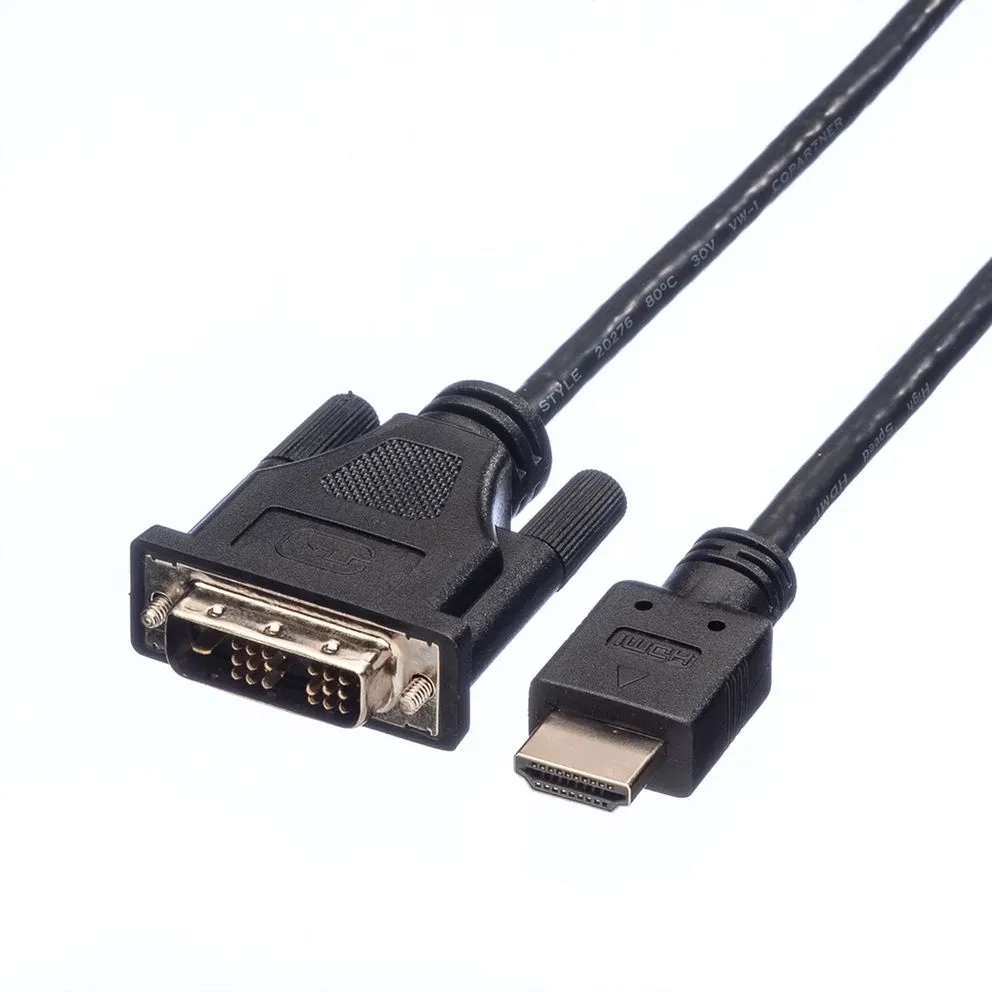 Кабель HDMI M / DVI 18M 10.0 м Roline