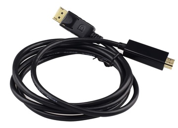 Кабель DisplayPort M - HDMI M 30м Black