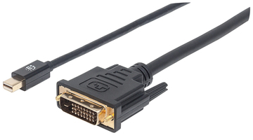 Кабель  Manhattan Mini DisplayPort M -> DVI M 25 1.8 м Black