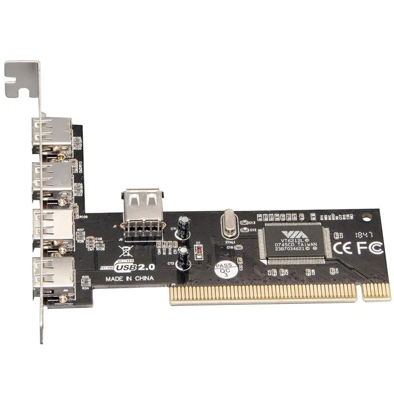 Ігровий маніпулятор Frime VT6212 (ECF-PCItoUSB001) PCI-USB2.0(4+1)