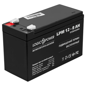 Аккумуляторная батарея для ИБП LogicPower 12V 8.0AH (LPM 12 - 8.0 AH) AGM
