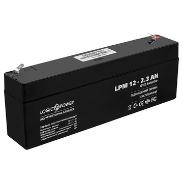 Акумуляторна батарея для ДБЖ LogicPower LPM 12V 2.3AH (LPM 12 - 2.3 AH) AGM