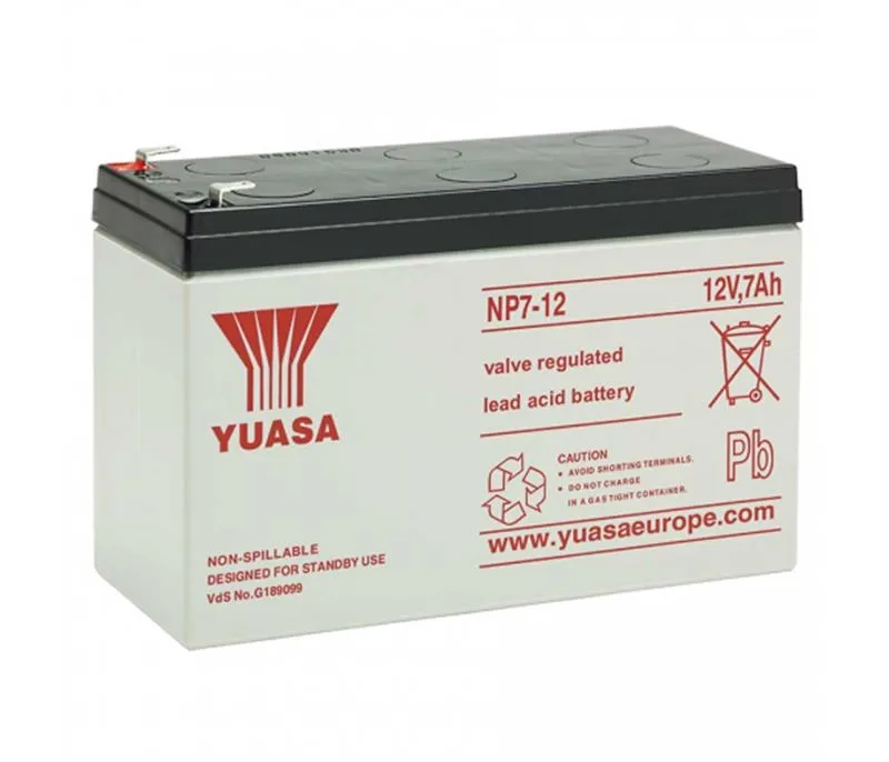 Аккумуляторная батарея для ИБП Батарея Yuasa NP7-12/15447 12V 7AH AGM