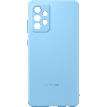 Чехол-накладка Samsung Silicone Cover for Galaxy A72 (A725) Blue