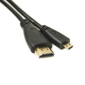 Адаптер и переходник HDMI A to HDMI D (micro), 2.0m PowerPlant (KD00AS1274)