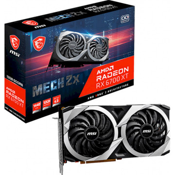 Відеокарта MSI 12Gb GDDR6 192Bit RX 6700 XT MECH 2X 12G OC