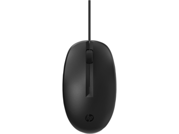 Мышка HP 125 Wired 3кн. 1200 dpi Black (265A9AA)
