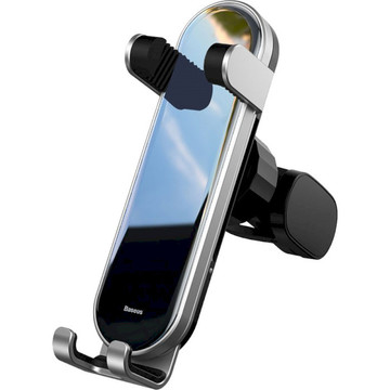 Автодержатель Baseus Penguin gravity phone holder silver (SUYL-QE0S)