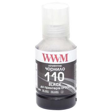 Чернило  WWM EPSON M1100/M1120 140г Black Pigmented (E110BP)