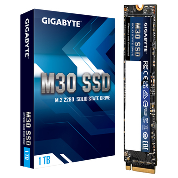 SSD накопичувач SSD 1024Gb Gigabyte M30 M.2 2280 NVMe 1.3 PCIe 3.0 x4 3D TLC NAND