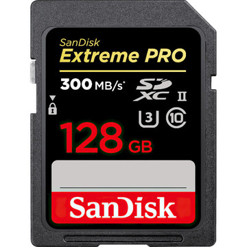 Карта пам'яті  SanDisk 128 GB SDXC UHS-II U3 V90 Extreme Pro (SDSDXDK-128G-GN4IN)