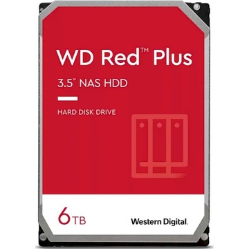 Жесткий диск Western Digital SATA 3.0 6TB 5400 128MB Red Plus NAS
