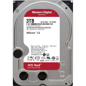 Жесткий диск Western Digital SATA 3.0 3TB 5400 128MB Red Plus NAS