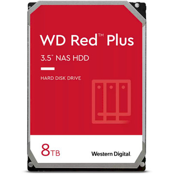 Жесткий диск HDD SATA 8.0TB WD Red Plus 7200rpm 256MB (WD80EFBX)