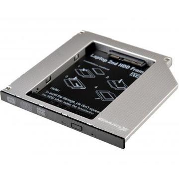 Аксесуар до HDD Grand-X HDD 2.5'' to notebook 9.5 mm ODD SATA/mSATA (HDC-24)