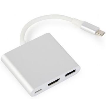 Кабель Cablexpert USB Type-C to HDMI (A-CM-HDMIF-02-SV)