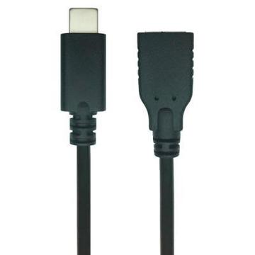 Кабель USB USB 2.0 Type C to AF 0.1m REAL-EL (EL123500017)
