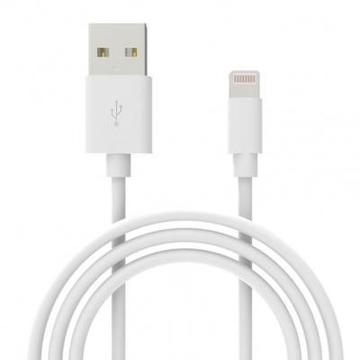 Кабель синхронизации USB 2.0 AM to Lightning 1.0m Cu, 2.1А White Grand-X (PL01W)