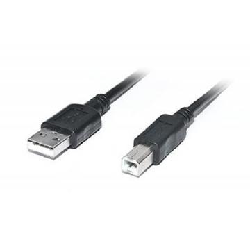 Кабель синхронізації USB2.0 AM/BM 2.0m Pro black REAL-EL (EL123500026)