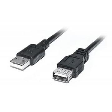 Адаптер і перехідник USB 2.0 AM/AF 2.0m Pro black REAL-EL (EL123500028)