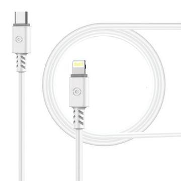Кабель синхронизации Piko CB-TT11 USB-C-Lightning 1.2м White (1283126504037)