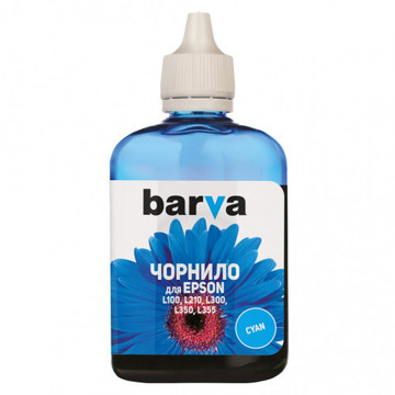 Чорнило Barva Epson L100/L210/L300/L350/L355 (T6642) 90g Cyan (L100-400)