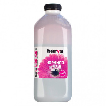 Чернило Barva Epson L100/L210/L300/L350/L355 (T6643) 1kg Magenta (L100-426)