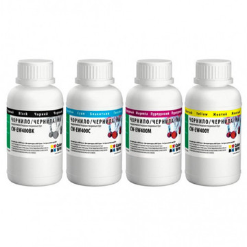 Чорнило ColorWay Epson SC 67/87/79/91/T26 (4х200ml) BK/С/M/Y (CW-EW400SET02)