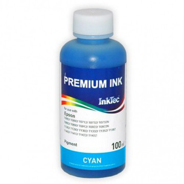 Чернило InkTec Epson C79/91 Т26/27 ТХ106/117 S22/SX130/420 Cyan Pigment (E0013-100MC)