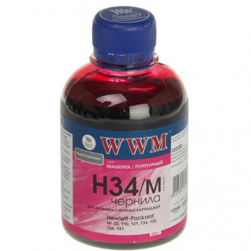 Чорнило WWM HP № 22/134/136 (8766/9361) Magenta (H34/M)