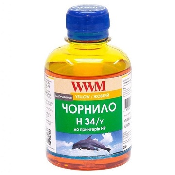 Чорнило WWM HP № 22/134/136 (8766/9361) Yellow (H34/Y)