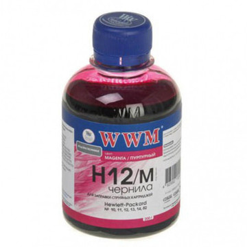 Чорнило WWM HP №10/ 11/12/13/14/82 Magenta (H12/M)