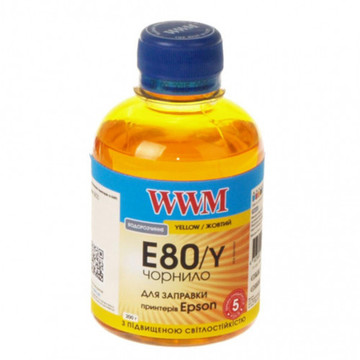 Чернило WWM EPSON L800 Yellow (E80/Y)