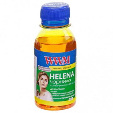 Чорнило WWM HP Universal Helena Yellow (HU/Y-2)