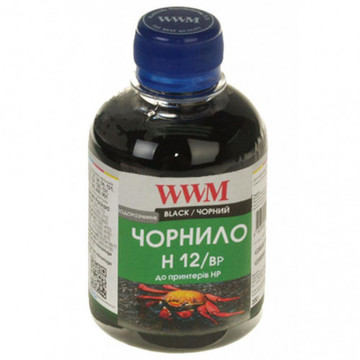 Чернило WWM HP №10/11/12 200г Black 200г pigmented (H12/BP)