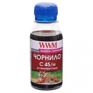 Чорнило WWM Canon CL-441/CL-446/CLI-451M 100g Magenta Water-soluble (C45/M-2)